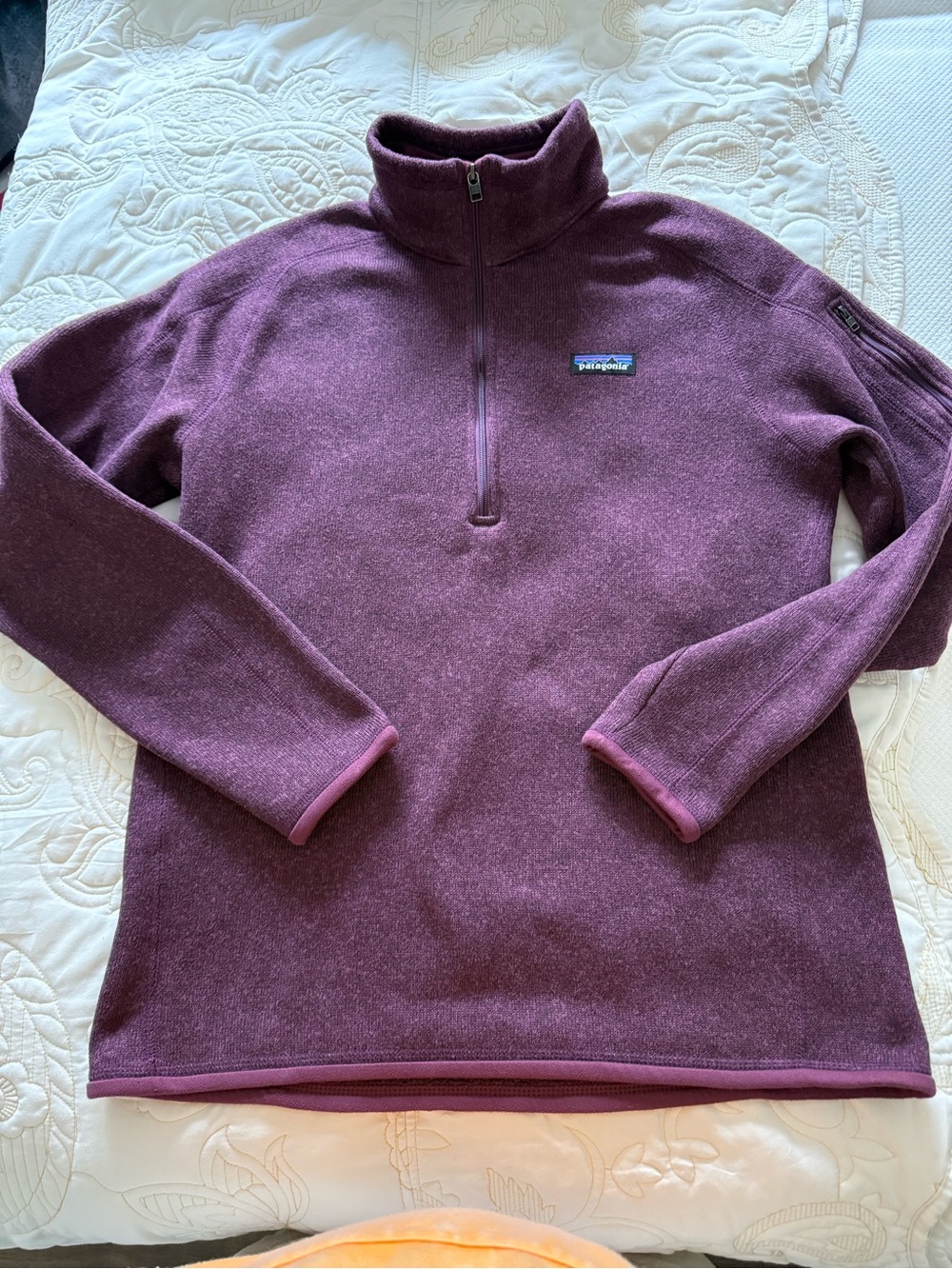 Patagonia Plum Half-Zip Turtleneck Sweater